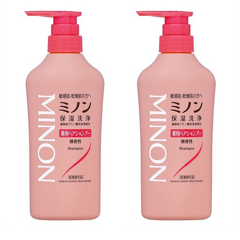 일본직발송 6. MINON (미논) 헤어 샴푸 450ML B013FIYEN2, 1개