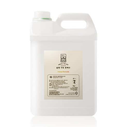 솔향가득 잎편백수 리필형 대용량 천연 피톤치드 원액, 5L, 1개