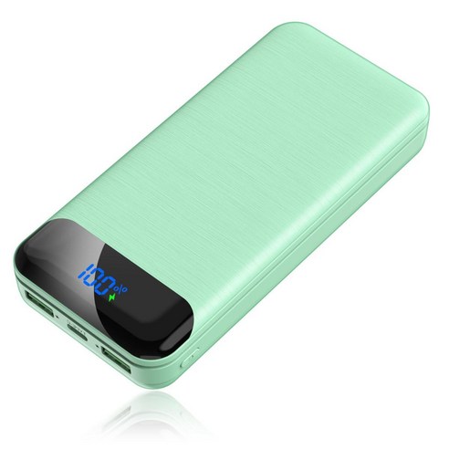 고속충전 LED잔량표시 대용량 보조배터리 20000mAh, 블랙, 10000mAh 파워뱅크