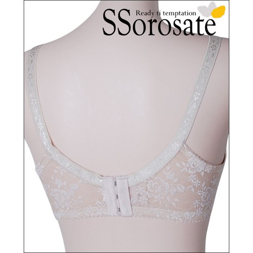 섬세한 아름다움으로 피어나는 편안함, 꽃무늬 자카드 브라 이야기 b컵뒷면후크브라