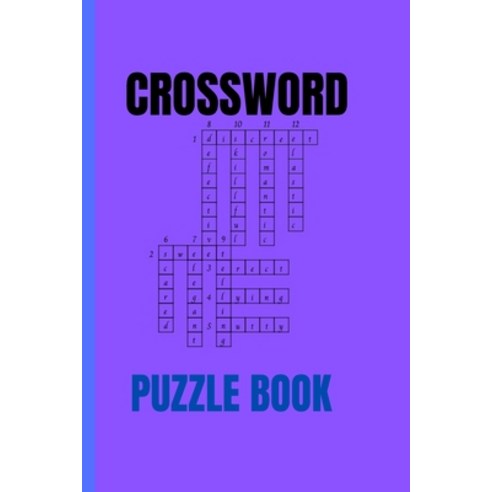 (영문도서) Crossword Puzzle Book Paperback, Independently Published, English, 9798481960876