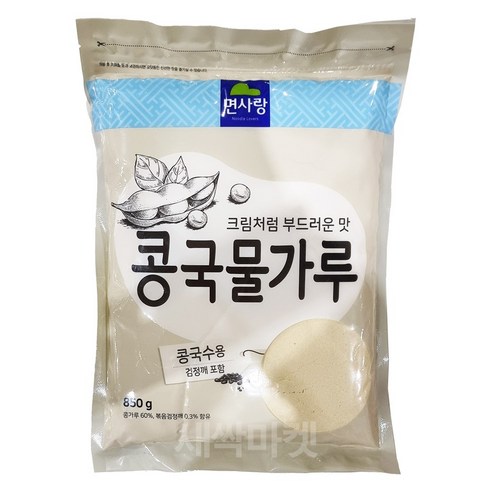 프레시오늘 신선냉장 껍질째 손수 영양가득 진한 윤성순장모님 장단콩 콩국, 500ml, 3개 콩물 Best Top5 13 면사랑 크림처럼 부드러운맛 콩국물가루, 6개, 850g