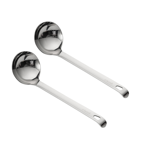 DFMEI onlycook 316 스테인레스 스틸 큰 스푼 가정용 수프 스푼라면 긴 핸들 마시는 스푼, 하나, DFMEI 2