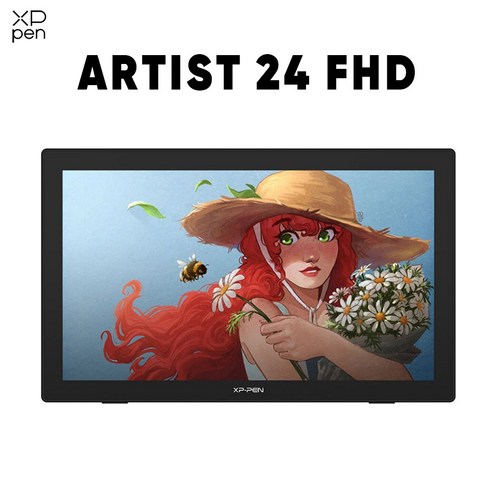 엑스피펜 Artist 24 FHD 액정 타블렛 CD240F, 블랙