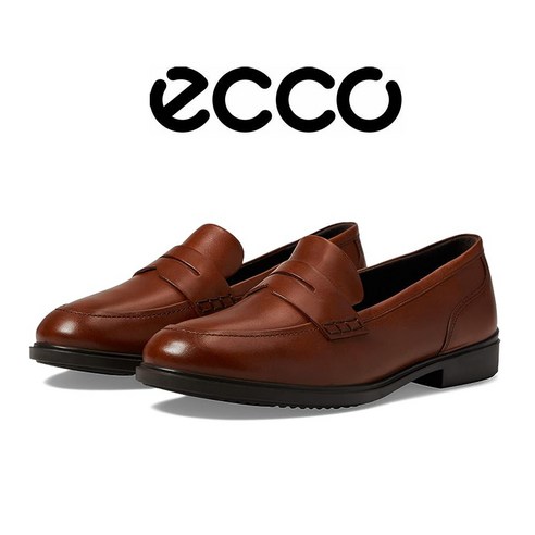 ECCO 에코 여자로퍼 가죽 클래식 구두 단화 블랙 2
