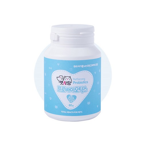 펫사랑 반려동물 영양제, 장건강/유산균, 60g, 1개