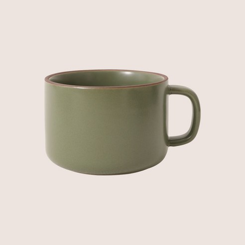 【커피잔】세라믹 고가 머그잔 세트 가정용 우유 아침 컵 마시는 컵 차 컵 커피 컵, Molandy 녹색_컵 (230ml)
