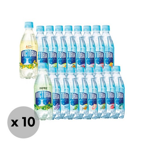 웅진식품 [웅진식품] 빅토리아 탄산수/탄산음료 500ml x 10pet (18종 중 택1), 에너지