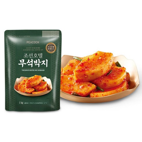 피코크 조선호텔 무석박지 냉장(1kg//고추분 국내산), 1개, 1kg
