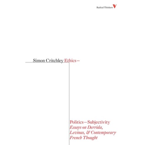 (영문도서) Ethics-Politics-Subjectivity: Essays on Derrida Levinas & Contemporary French Thought Paperback, Verso, English, 9781844673513