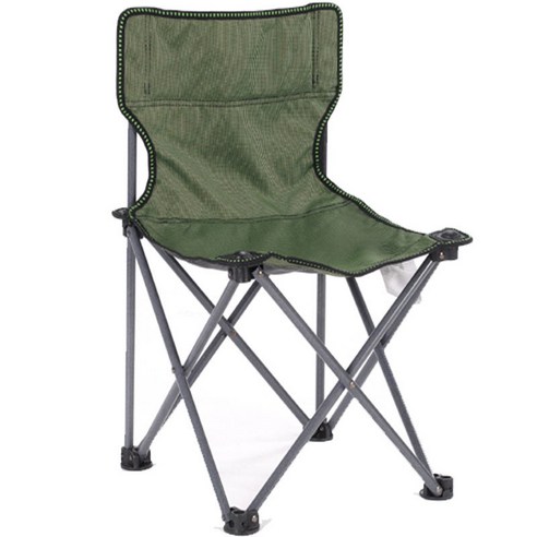 MOHEGIA 미니 접이식 의자 접이식 의자 라운지 의자 캠핑 의자 야외 의자, 녹색 전체 천 의자