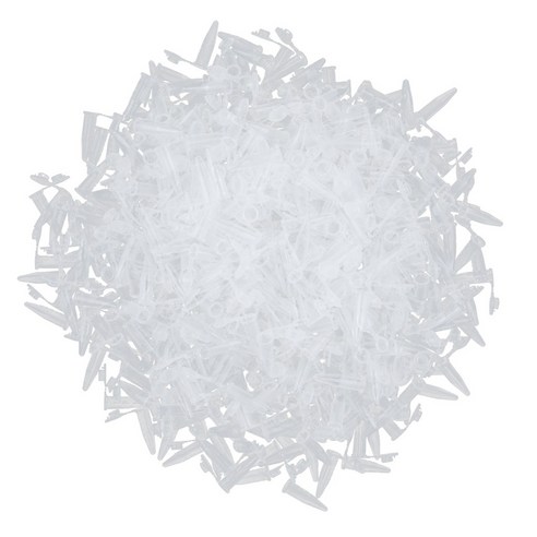 FWT 1000 조각 0.5 ml 졸업 모자 마이크로 원심 분리기 테스트 튜브 유리 병