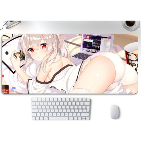 마우스 장패드 벽람항로 Azur Lane 게이밍 마우스 장패드 20종 24567, P11, 80*30cm