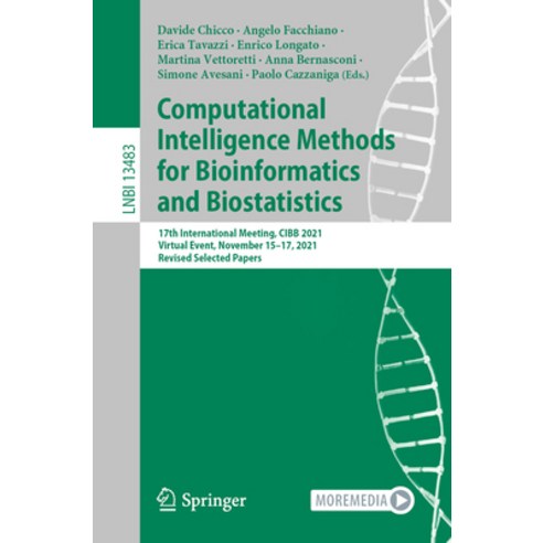 (영문도서) Computational Intelligence Methods for Bioinformatics and Biostatistics: 17th International M... Paperback, Springer, English, 9783031208362