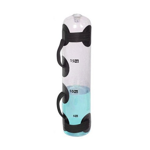 무게조절 아쿠아백 워터바벨 물주머니 밸런스 코어 운동 헬스 홈트레이닝, 15kg