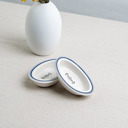 시라쿠스 메이플 타원 소스볼 10cm, 라인블루, 2개