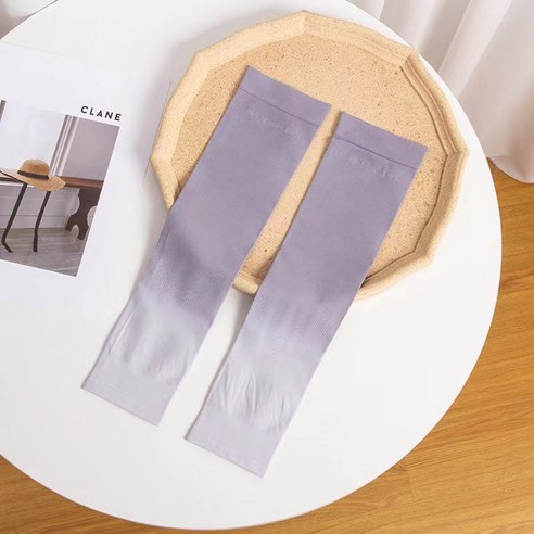 컬러풀 투톤 그라데이션 패션 쿨토시 팔토시 6p (2p x 3세트), 컬러E