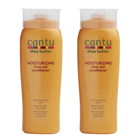 칸투 시어 버터 모이스처라이징 린스 아웃 컨디셔너, 2개, 400ml