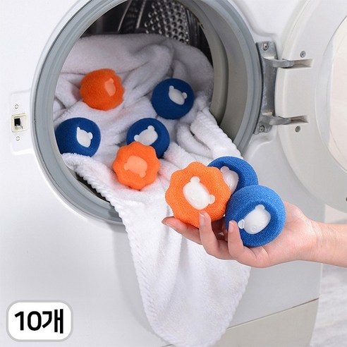 홈 청소의 필수품: 효과적인 털 및 먼지 제거 스펀지 세탁볼