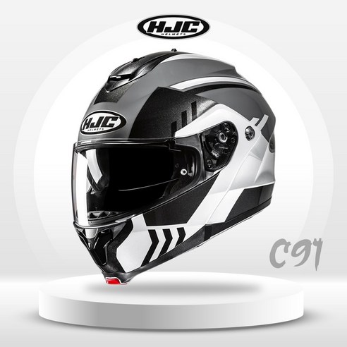 라이딩의 즐거움을 극대화하는 다재다능한 동반자, HJC C91 카온 MC5 시스템 헬멧 홍진시스템헬멧