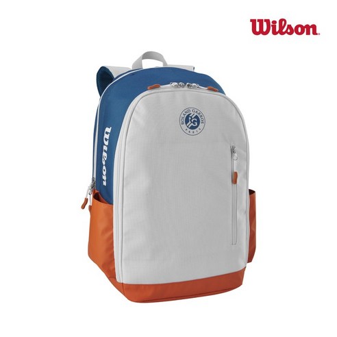 윌슨 롤랑가로스 2024 TEAM BACKPACK 백팩 테니스 가방, 단일 옵션