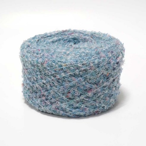 BRT 뜨개실 링구사 나염 부클 뽀글이 겨울실 리뷰 뽀글이실