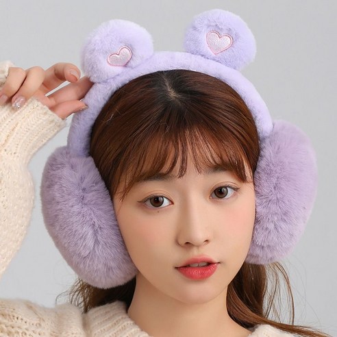 다구 겨울 귀도리 귀마개 곰돌이귀마개 방한 털귀마개