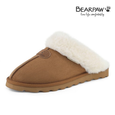 베어파우(BEARPAW) RORIA 양털슬리퍼 (히커리)