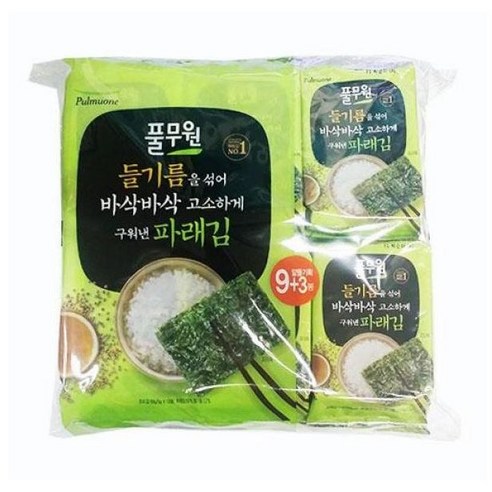 풀무원 들기름 파래김 5g x 12개, 36개