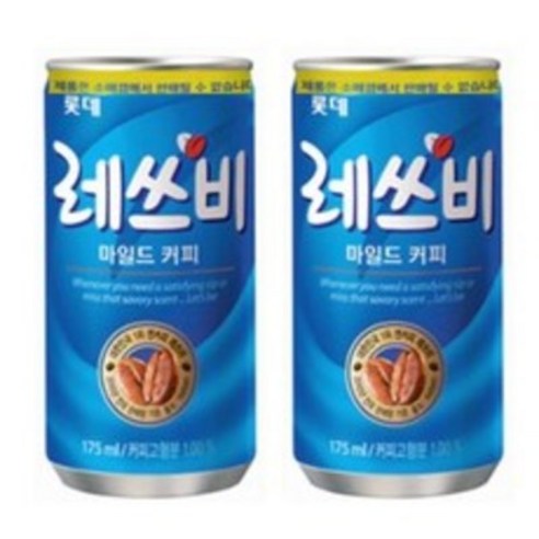 레쓰비 마일드 캔커피, 175ml, 60캔