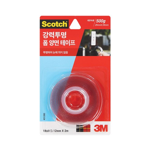 모든 표면에 강력하고 내구성 있는 3M 강력 폼 양면 테이프