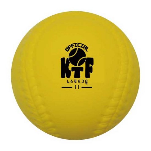 티볼공 1개입 폼볼 소프트 야구공 티볼 공인구 뉴스포츠, 단품, 1개