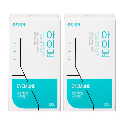 금강불개 강아지 애견 반려견 영양제 뉴트리션 펠릿, 2개, 연어&오리 혼합, 눈물 개선&눈 건강