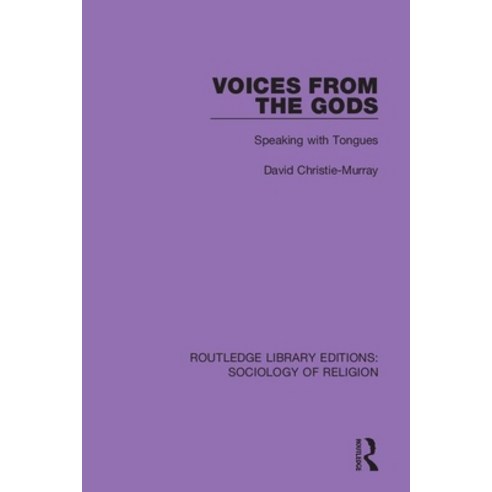 (영문도서) Voices from the Gods: Speaking with Tongues Paperback, Routledge, English, 9780367074197