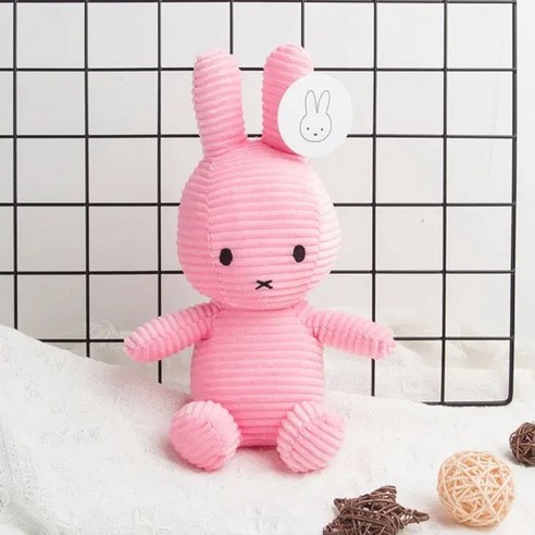 미피 코듀로이 컬렉션 봉제 인형 miffy, 35cm, G