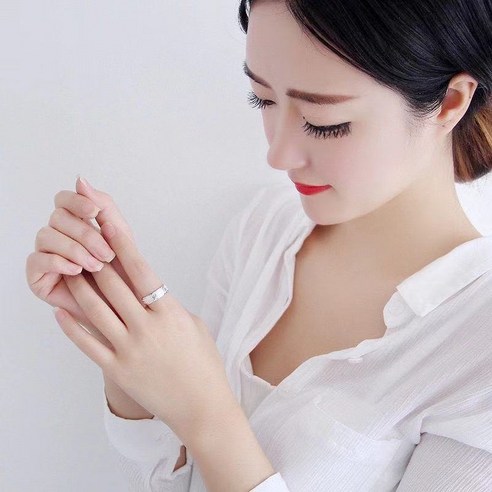 호이고고 백복 실버 순은999 행운 사업운 은반지