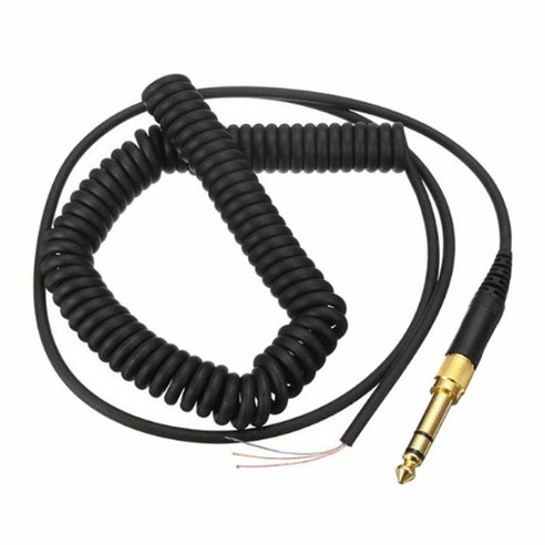 Beyerdynamic DT 기기 액세서리용 교체 부품 스프링 케이블, 블랙 골드, 1m 39.3in, ABS