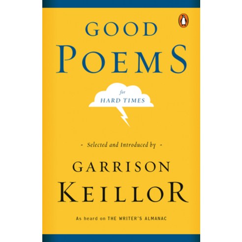 (영문도서) Good Poems for Hard Times Paperback, Penguin Books, English, 9780143037675