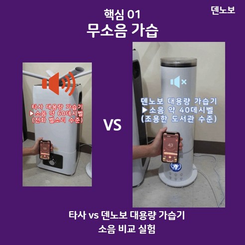 덴노보 대용량 가습기는 자동 습도 조절, 무소음 운전, 간편한 세척 기능을 갖추고 있습니다.