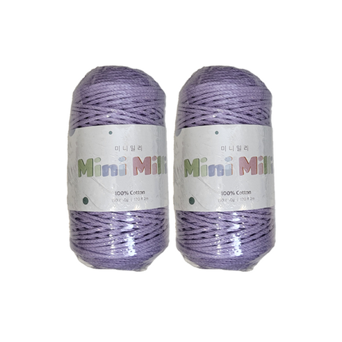 미니밀리실 버블 토트백 150g (총 300g), 2개, 718 연보라