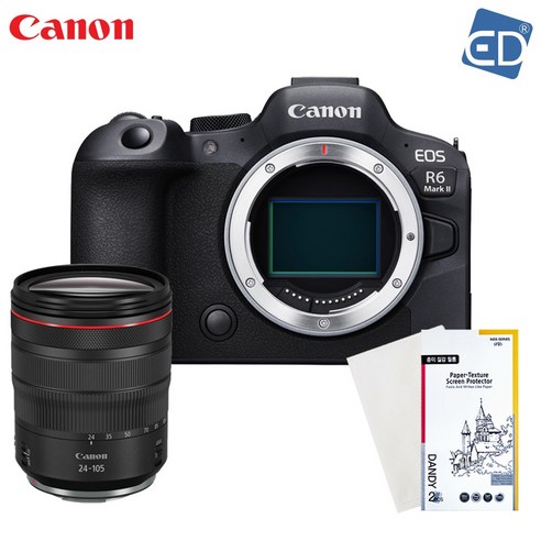 [캐논 정품] EOS R6 Mark II /RF 24-105mm F4 L IS USM KIT+액정필름+포켓융/ED, EOS R6 Mark II/RF 24-105mm USM