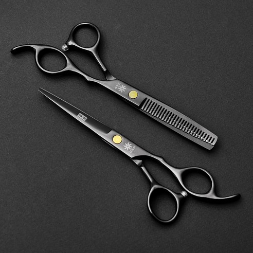 하루카 블랙 미용 가위로 스타일의 완성도를 높이다