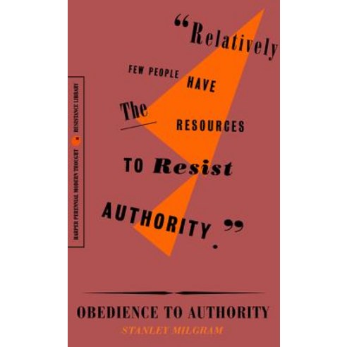 (영문도서) Obedience to Authority Paperback, Harper Perennial, English, 9780062930828