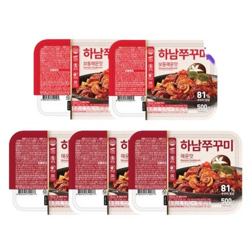 하남쭈꾸미 보통매운맛 500g 2개 + 매운맛 3개