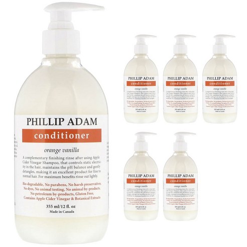 Phillip Adam 컨디셔너 오렌지 바닐라, 6개, 355ml