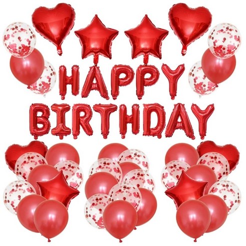 파티복닷컴 생일파티 풍선세트 PT069, 8번
