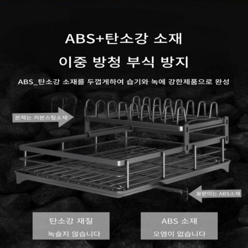 주방 공간의 혁신: 후니스토어 프리미엄 식기건조대