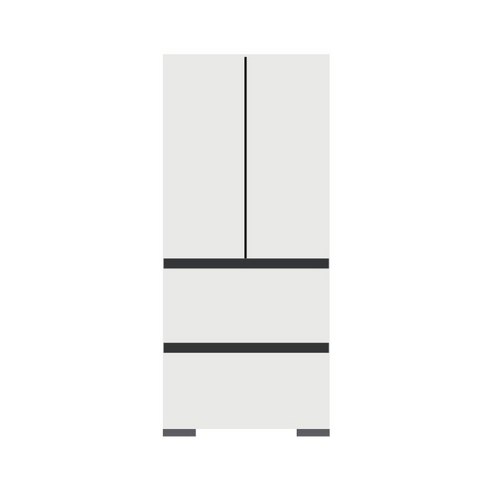   [색상선택형] 삼성전자 비스포크 프리스탠딩 김치냉장고 플러스 방문설치, RQ58A9441AP, 코타 화이트