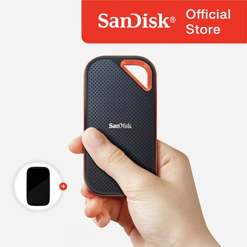 샌디스크 외장SSD E81 익스트림 프로 대용량 고성능 + 전용 케이스, 1TB