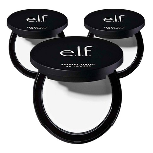elf 퍼펙트 피니시 HD 파우더, Clear, 3개